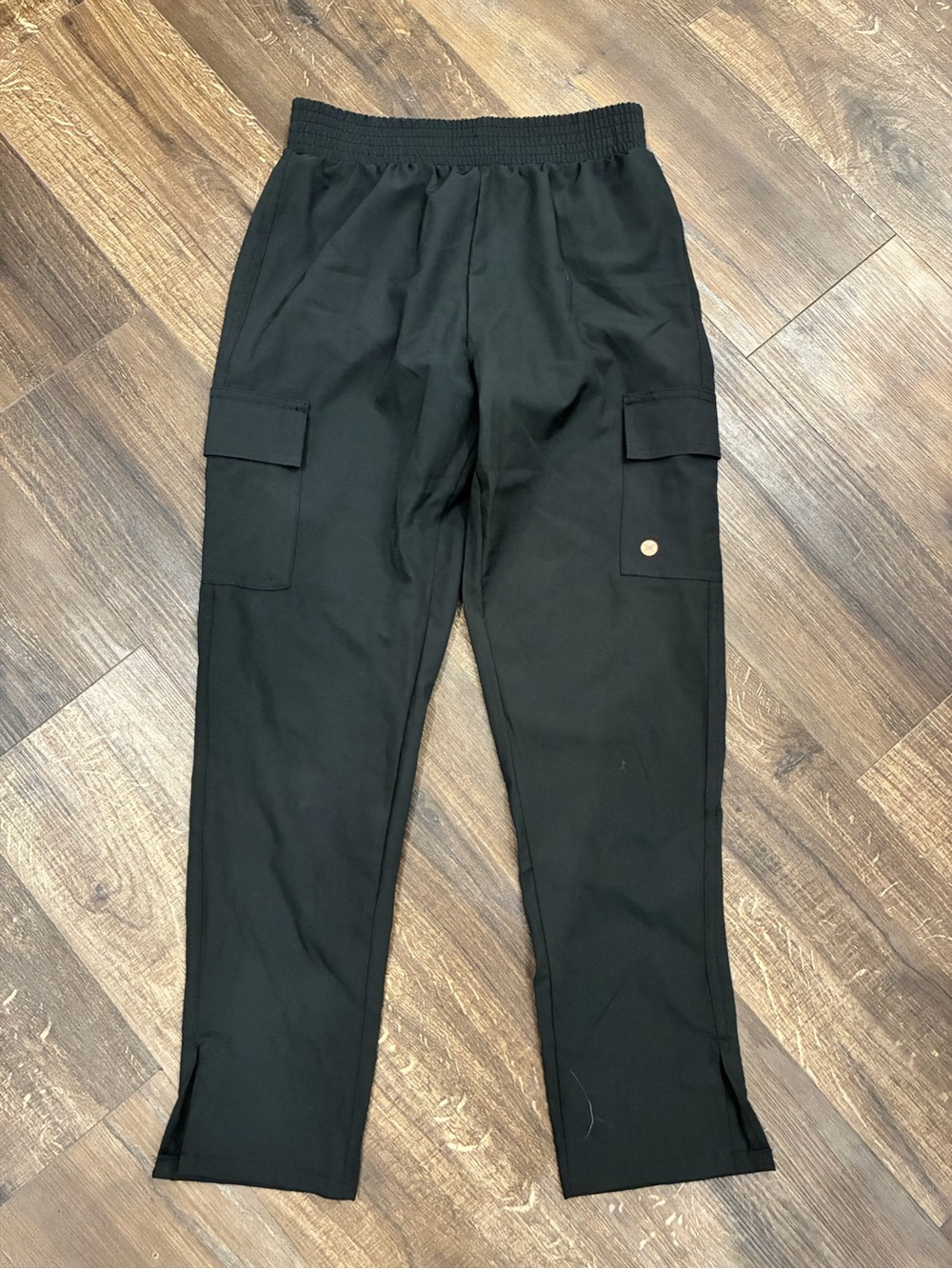RBX Black Cargo Pants with Elastic Waist